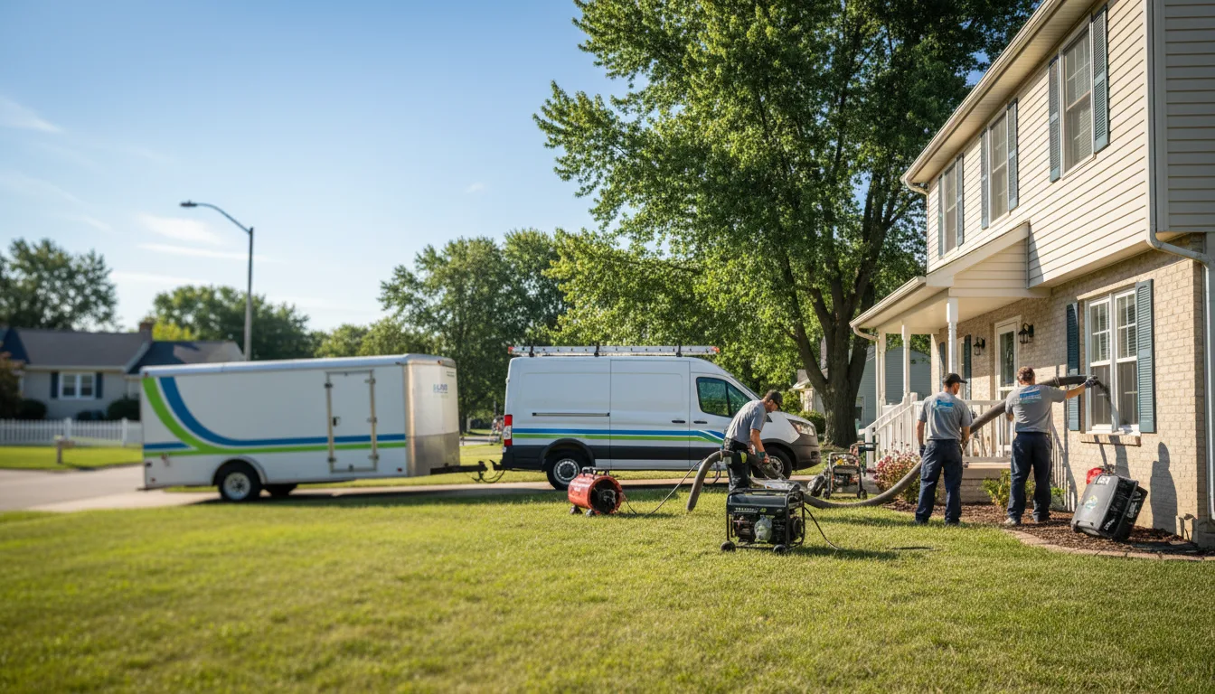 Flooded Basement Restoration And Cleanup With Repair in Sherwood, MI near me